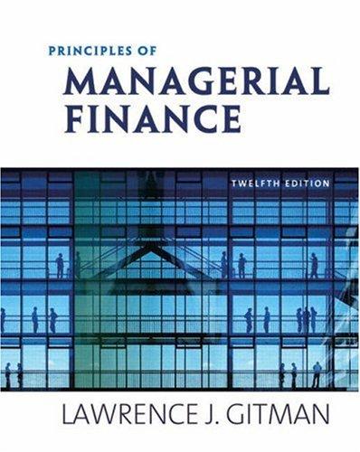 Principles of managerial finance