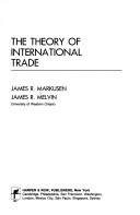 The theory of international trade