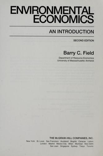 Environmental economics