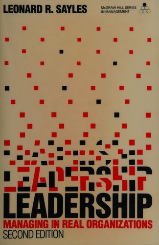 Leadership managing in real organizations