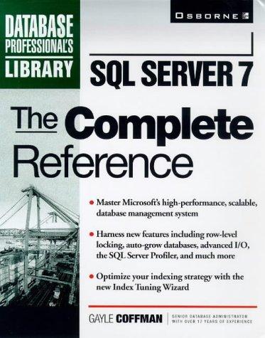 SQL Server 7: The complete reference