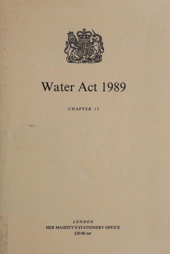 Water Act 1989