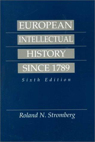 European intellectual history since 1789