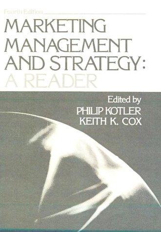 Marketing Management and Strategy