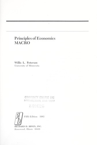 Principles of economica.Macro