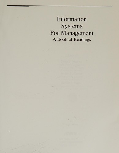 Information Systems For Management