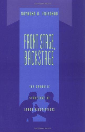 Front stage, backstage
