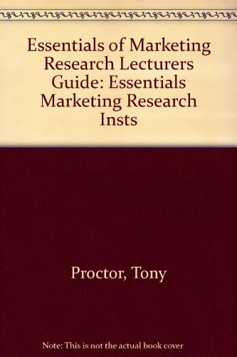 Essentials of marketing research