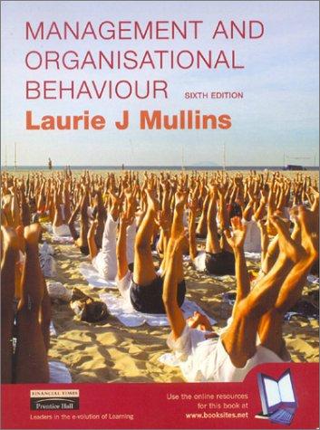 Management and Organisation Behaviour
