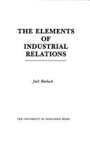 The elements of industrial relations