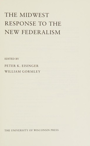 The mid west response to the new federalism