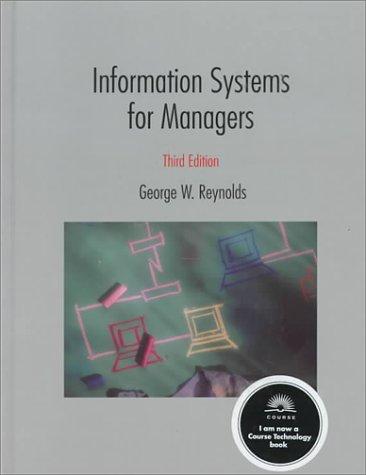 Information systems for managers