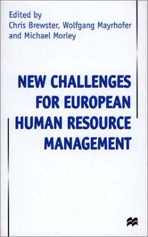 New Challenges for European Human Resource Management