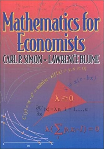 Mathematics for economisis