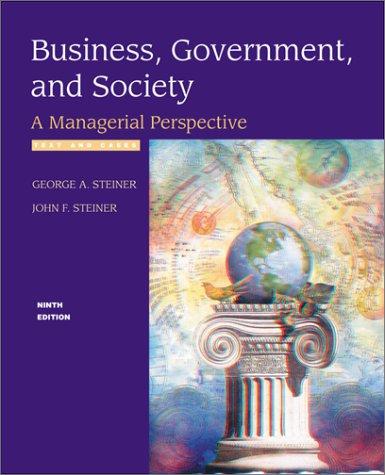 Business, government, and society