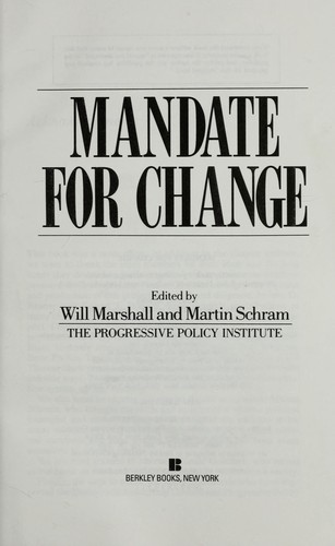 Mandate for Change