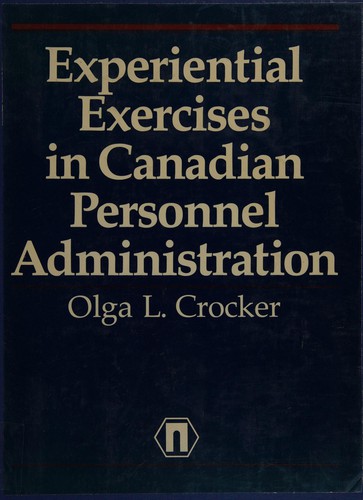 Experiential Exercises in Canadian Personnel Administration