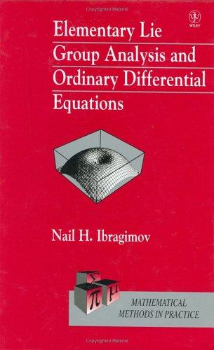 Elementary lie group analysis and ordinary differential equations