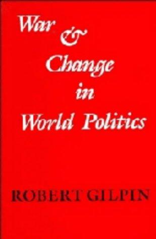 War and change in world politics