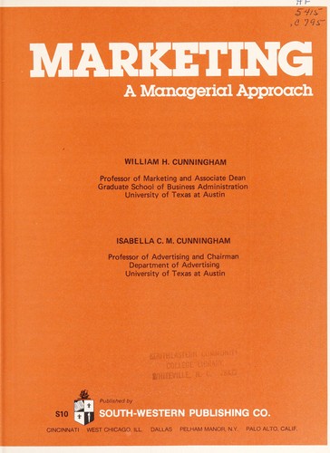 Marketing : a managerial approach