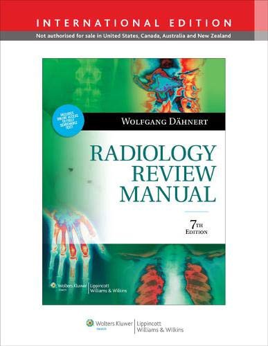 Radiology review manual