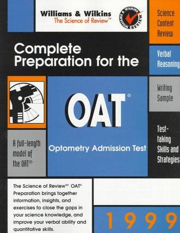 OAT.Complete preparation for the optometry admission test