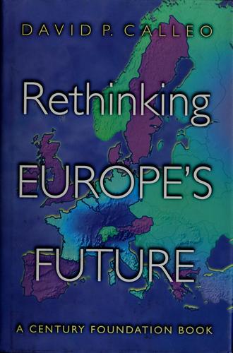 Rethinking Europe's Future