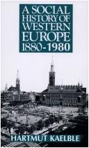 A social history of Western Europe 1880-1980