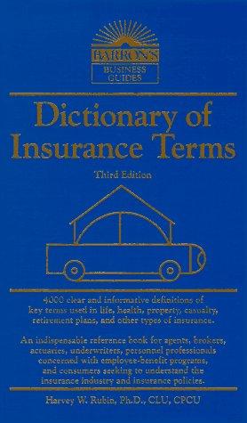 Dictionary of insurance terms
