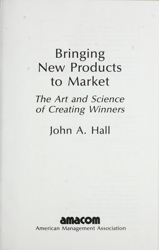 Bringing New Products to Market