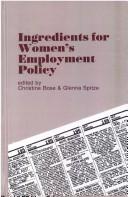 Ingredients for women's employment policy