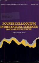 Fourth Colloquium in Biological Sciences.Vol.529 -