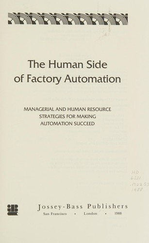 The human side of factory automation