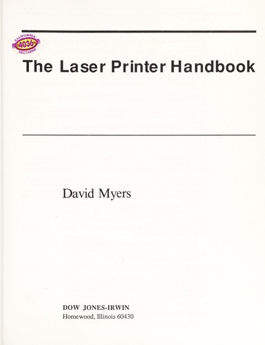 The Laser Printer Handbook