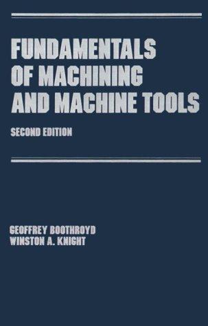Fundamentals of machining and machine tools