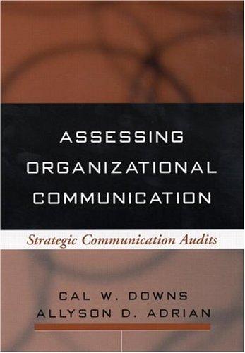 Assessing organizational communication