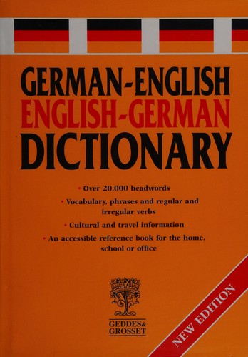 German-English English-German dictionary