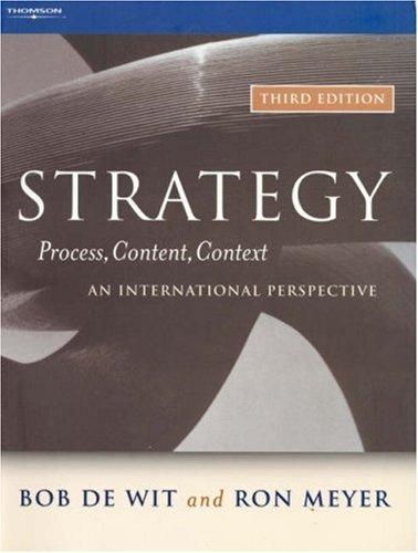Strategy: Process, Content, Context