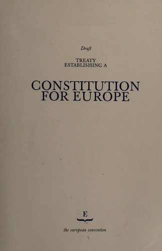 Draft Treaty establishing a Constitution for Europe