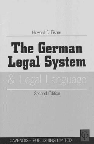 The German legal system and legal language