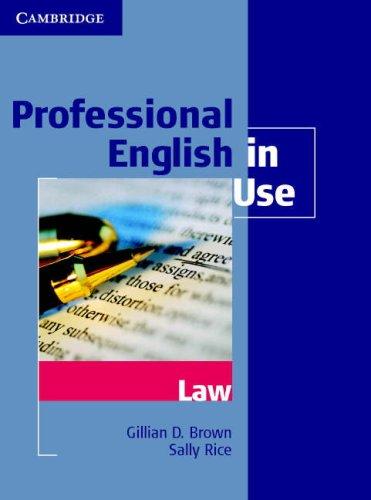 Professional English in use