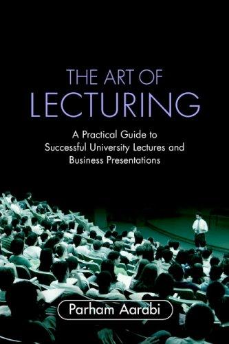 The Art of lecturing