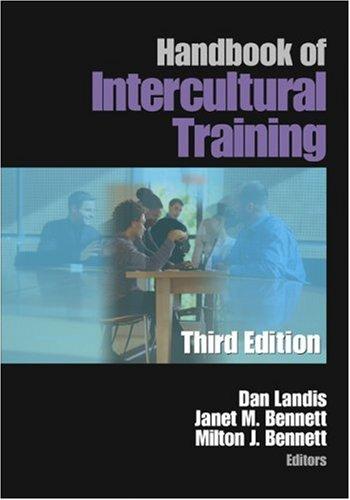 Handbook of intercultural training