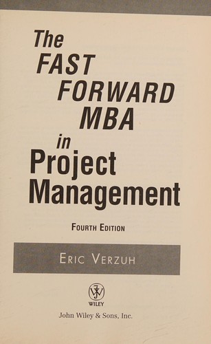 The fast forward MBA in project management