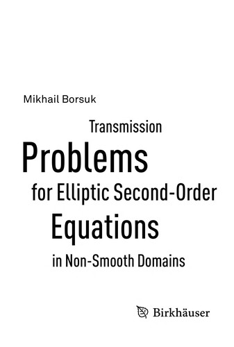 Transmission problems for elliptic second-order equations in non-smooth domains