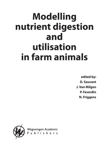 Modelling nutrient digestion and utilisation in farm animals