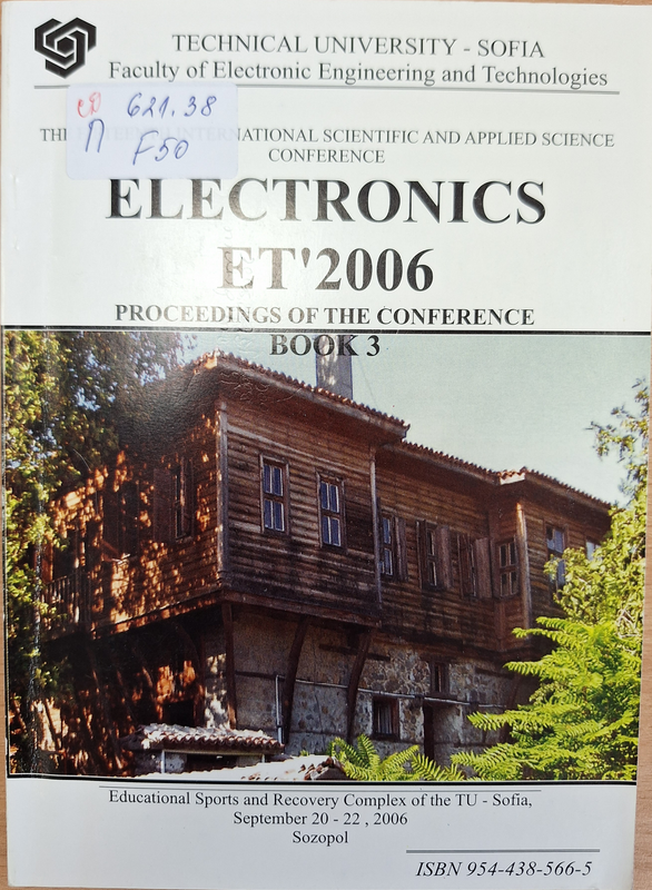 The fifteenth international scientific and applied science conference Electronics ET'2006
