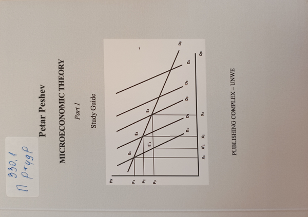 Microeconomic theory